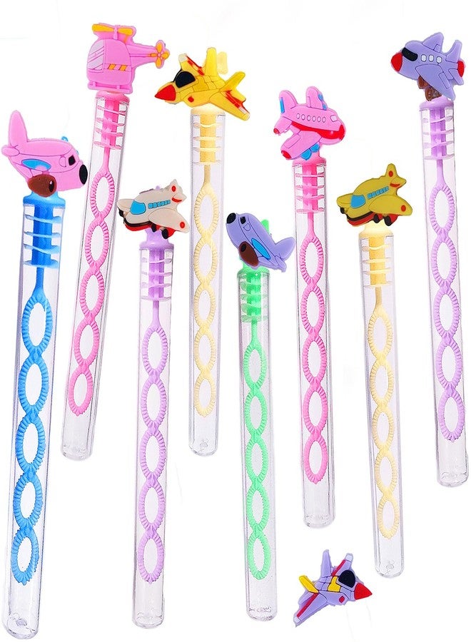 PSDFH 24 Packs Mini Bulk Airplane Bubble Wands for School Beach Pool Theme Summer Party Supplies - Image 1